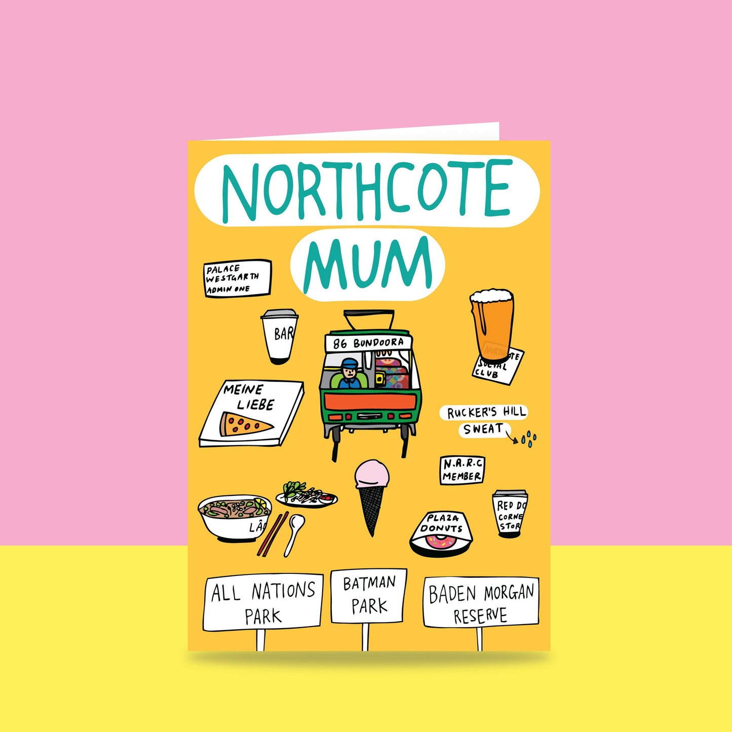 Northcote Mum Greeting Card