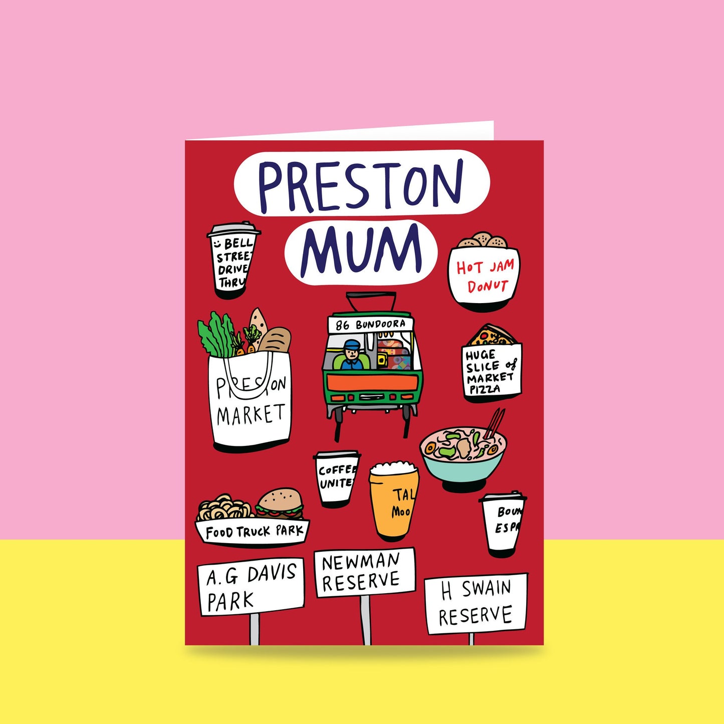 Preston Mum Greeting Card