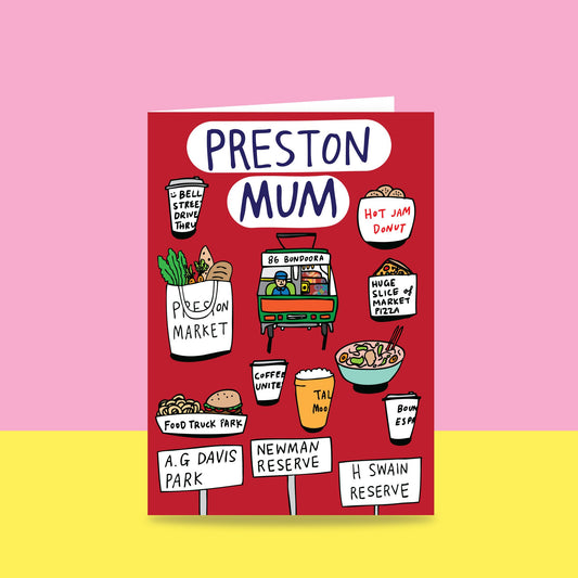 Preston Mum Greeting Card