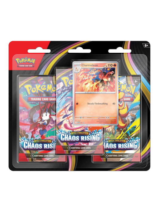 Pokémon TCG: Mega Evolution Chaos Rising 3-Booster Blister