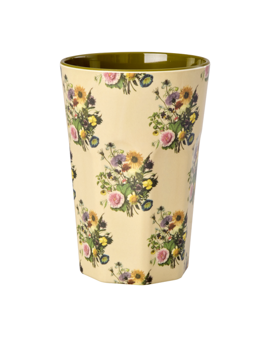 Tall Cup - Retro Bouquet
