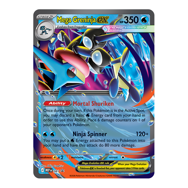 Pokemon TCG Mega Greninja ex Premium Collection