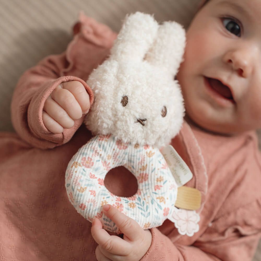 Miffy Lucky Blossom Rattle – Miffy x Little Dutch