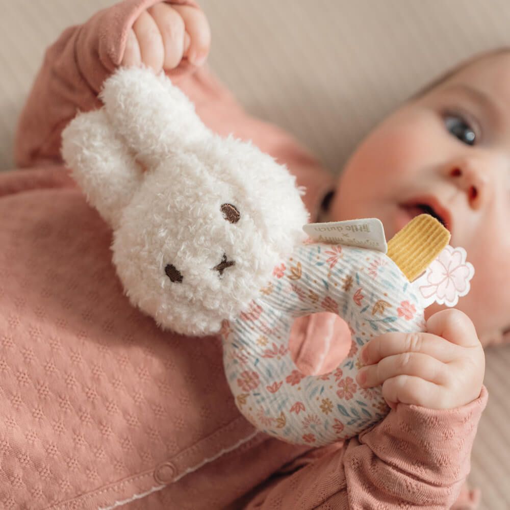 Miffy Lucky Blossom Rattle – Miffy x Little Dutch