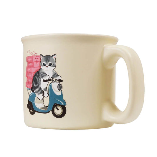 Mofusand Hot Fresh Coffee Ceramic Mug 330ml