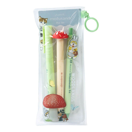 Mofusand Woodlands Pen Set – 3 Pack