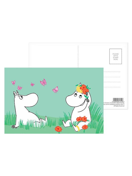 Snorkmaiden and Moomintroll Postcard