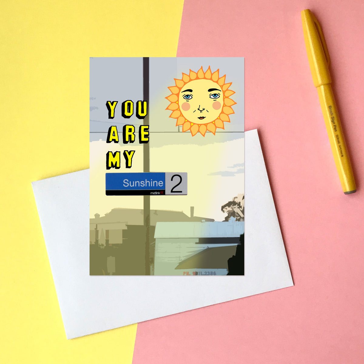 You Are My Sunshine Greeting Card