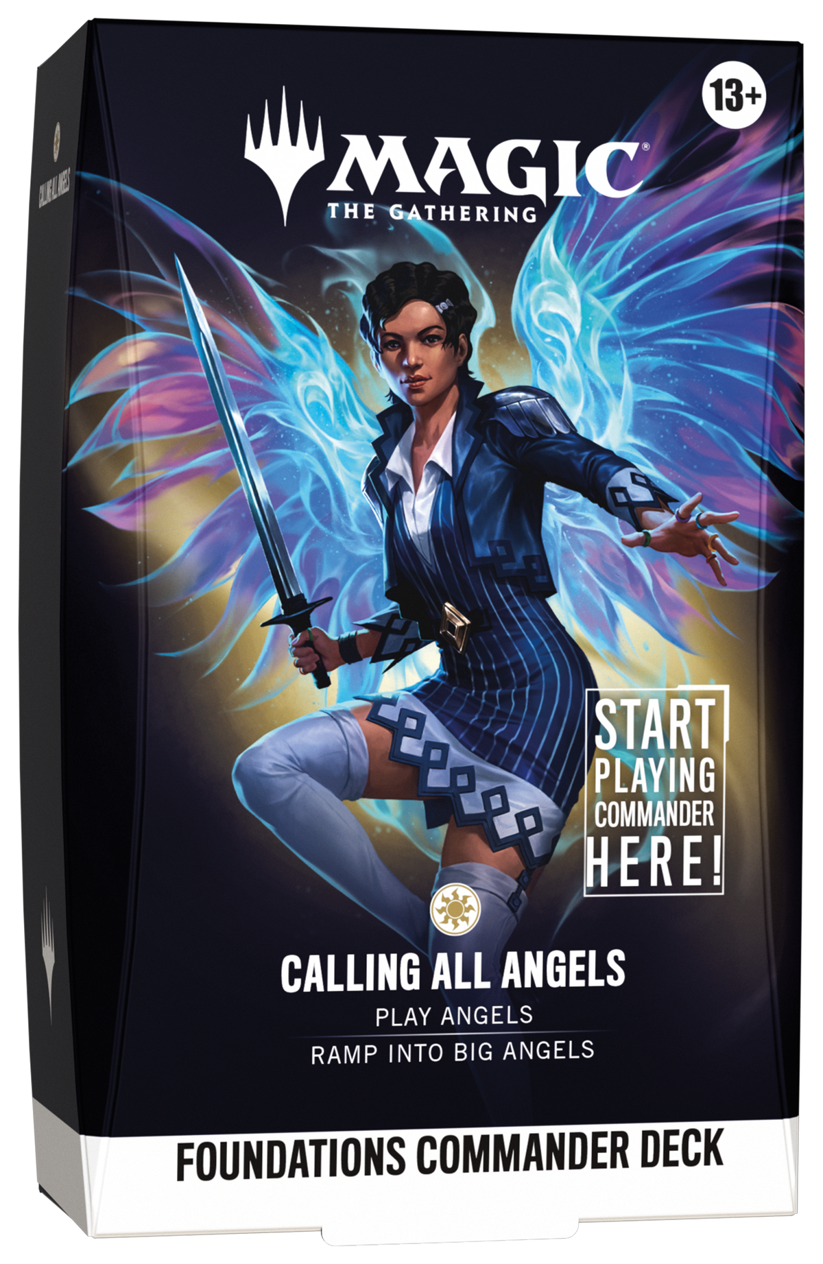 Magic Foundations Calling All Angels Commander Deck box