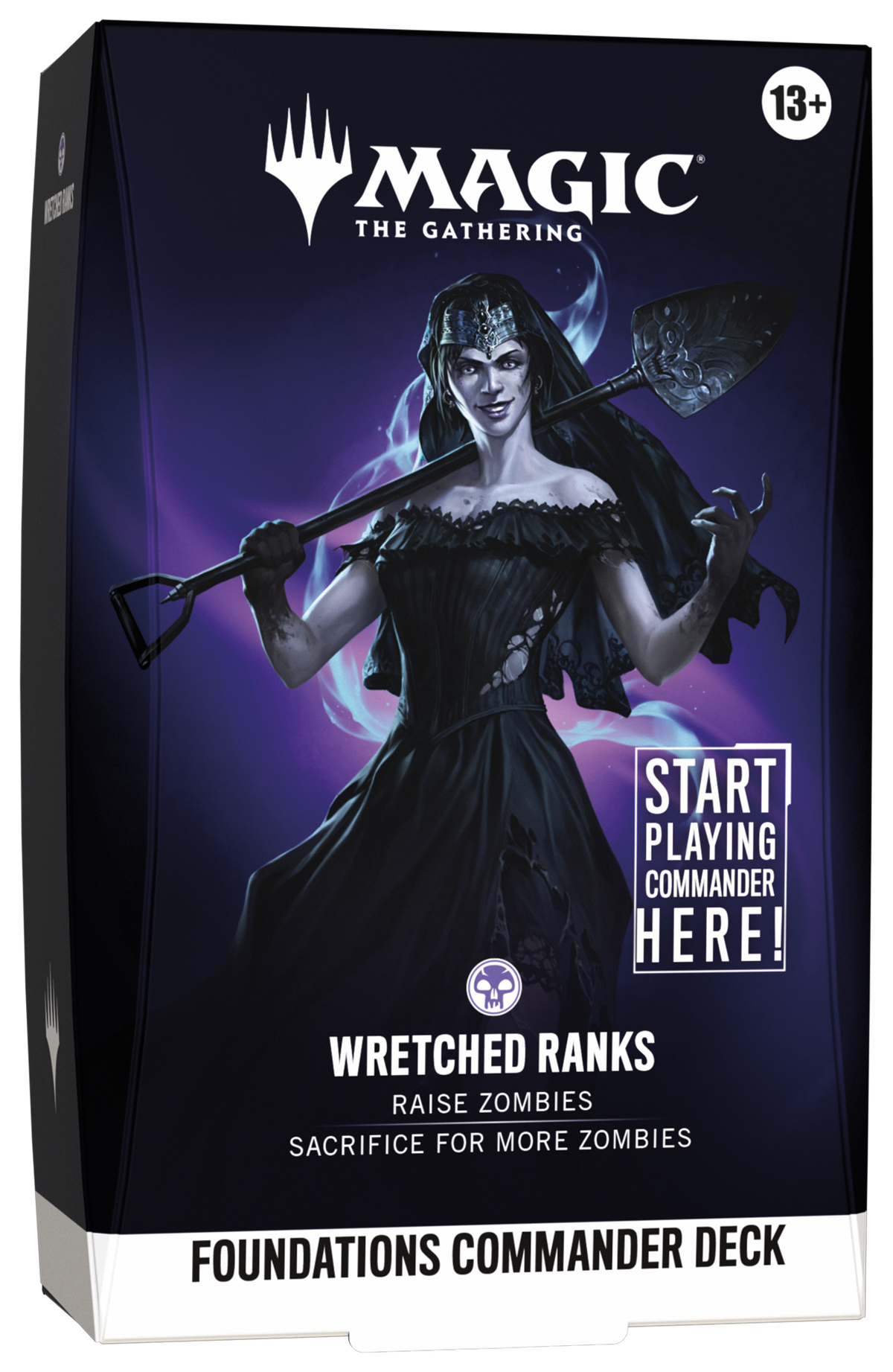 Magic Foundations Wretched Ranks Commander Deck box