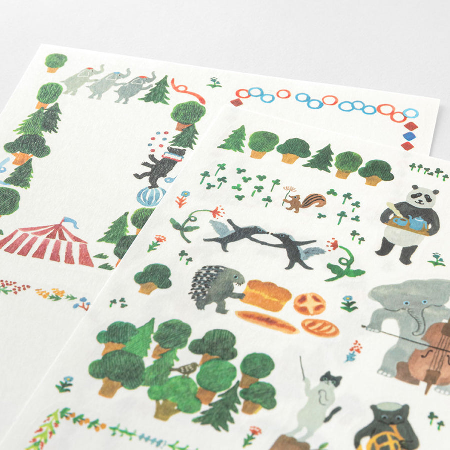 Planner Sticker – Yuru Log Animal Sheet 1