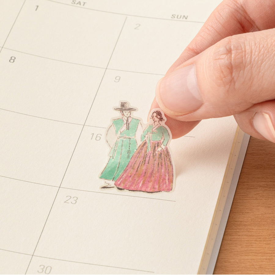 Planner Sticker – Yuru Log Motif Korea