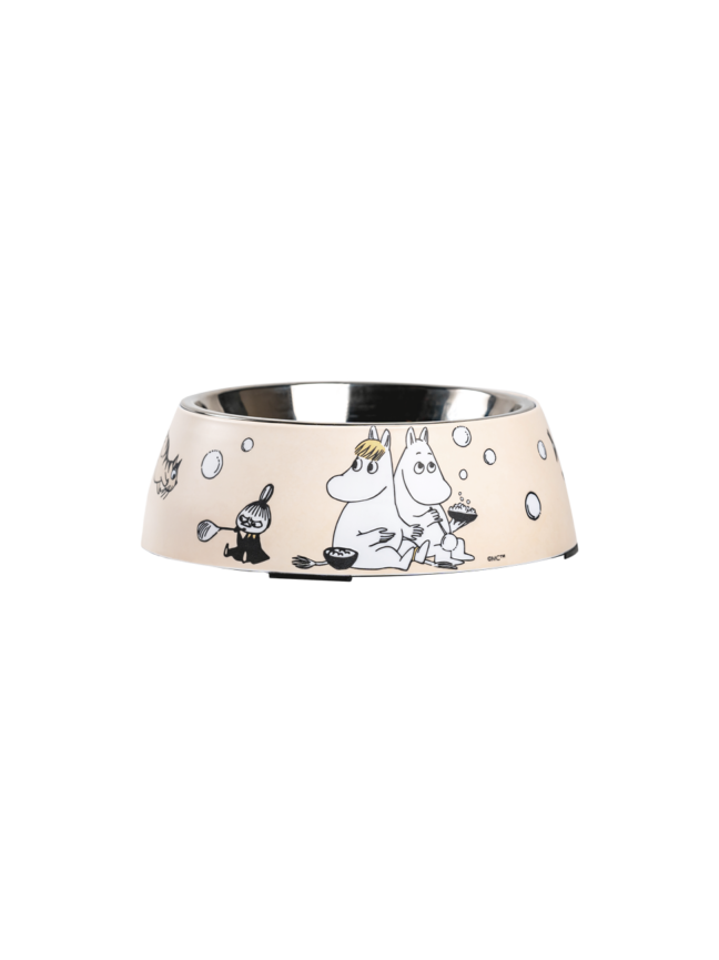 Moomin for Pets beige bowl M