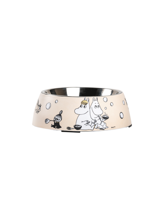 Moomin for Pets beige bowl M
