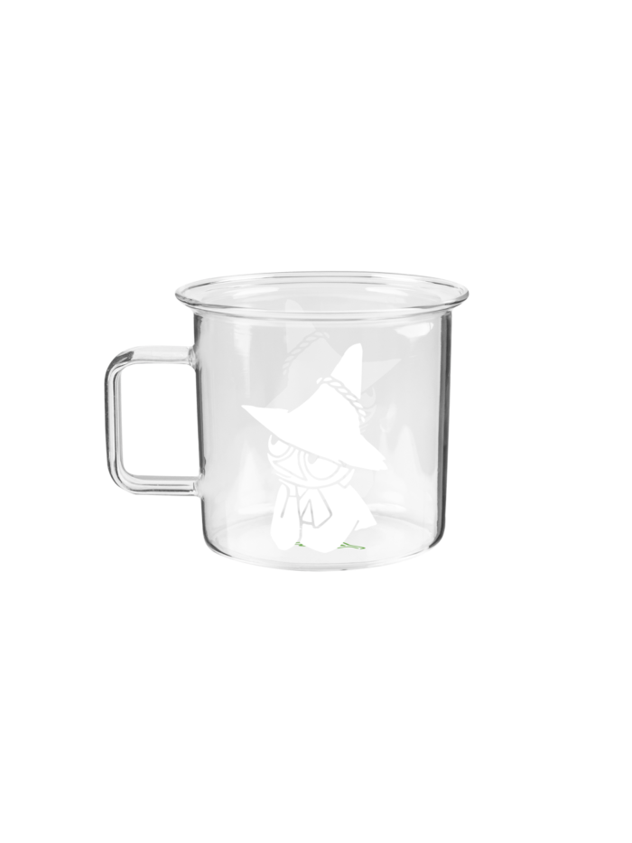 Moomin Glass mug Snufkin 3,5 dl Clear