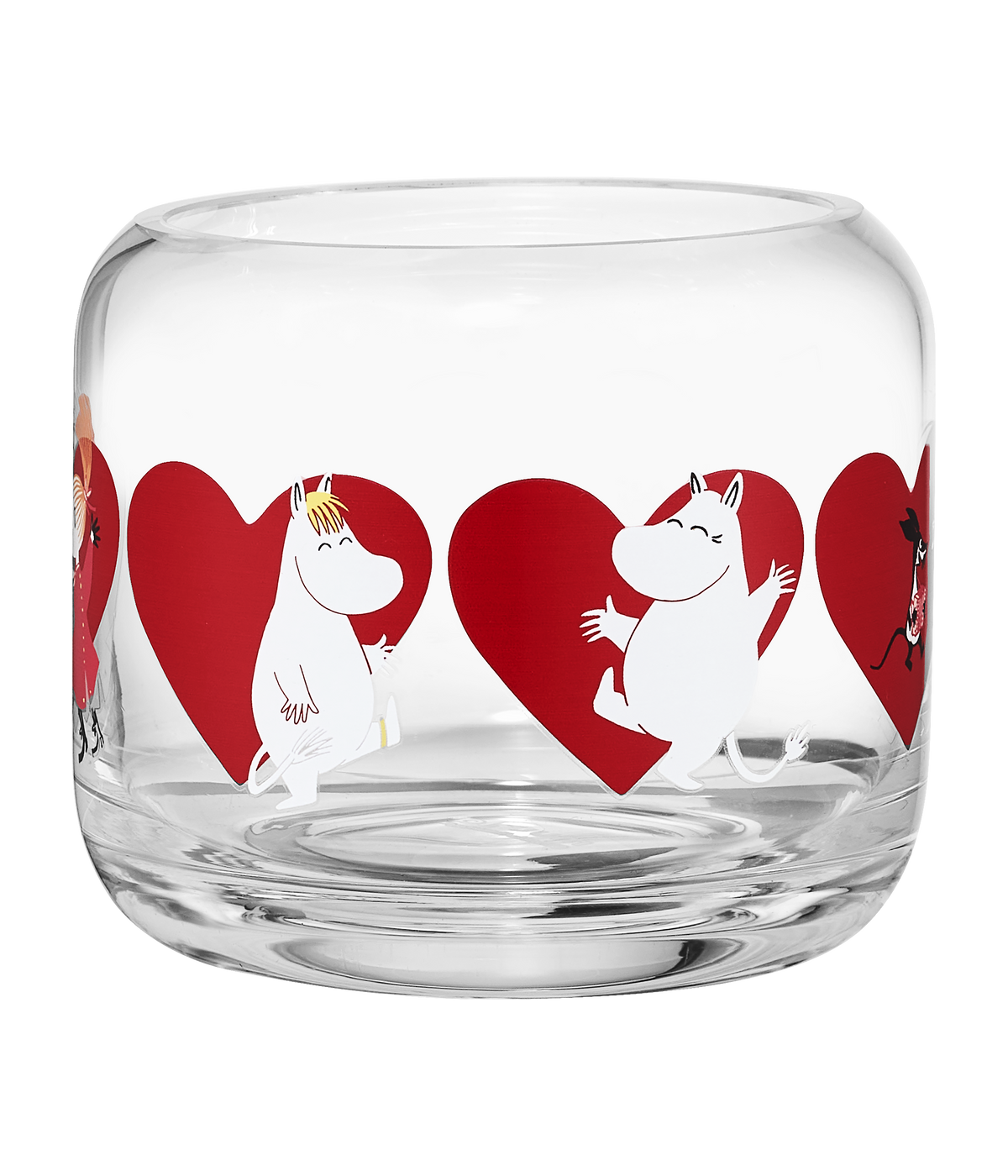 Moomin Heart Glass Candle Holder 8cm - view 3
