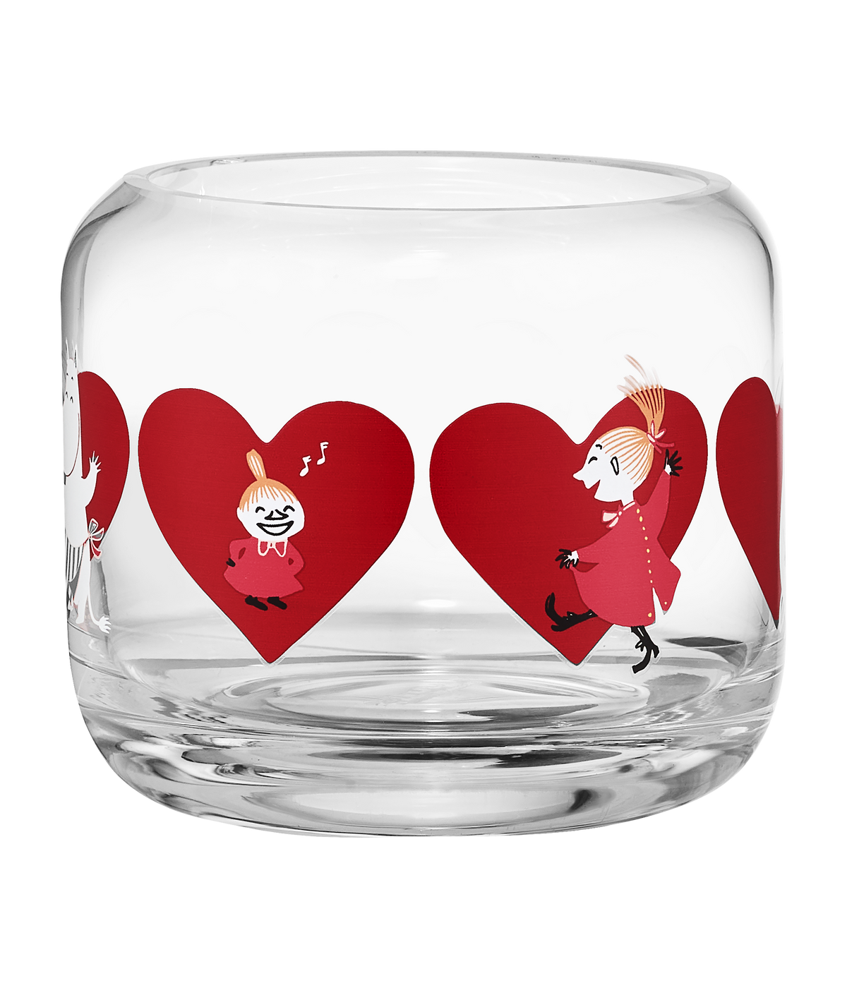 Moomin Heart Glass Candle Holder 8cm - view 4