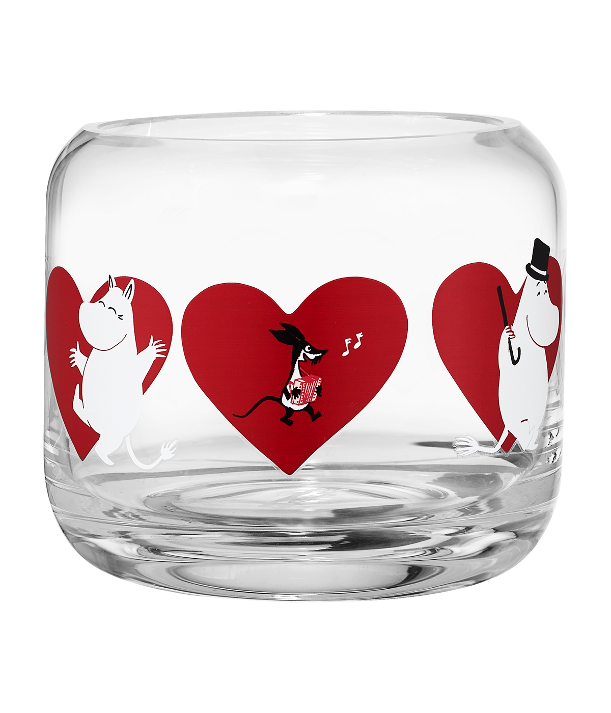 Moomin Heart Glass Candle Holder 8cm - view 5