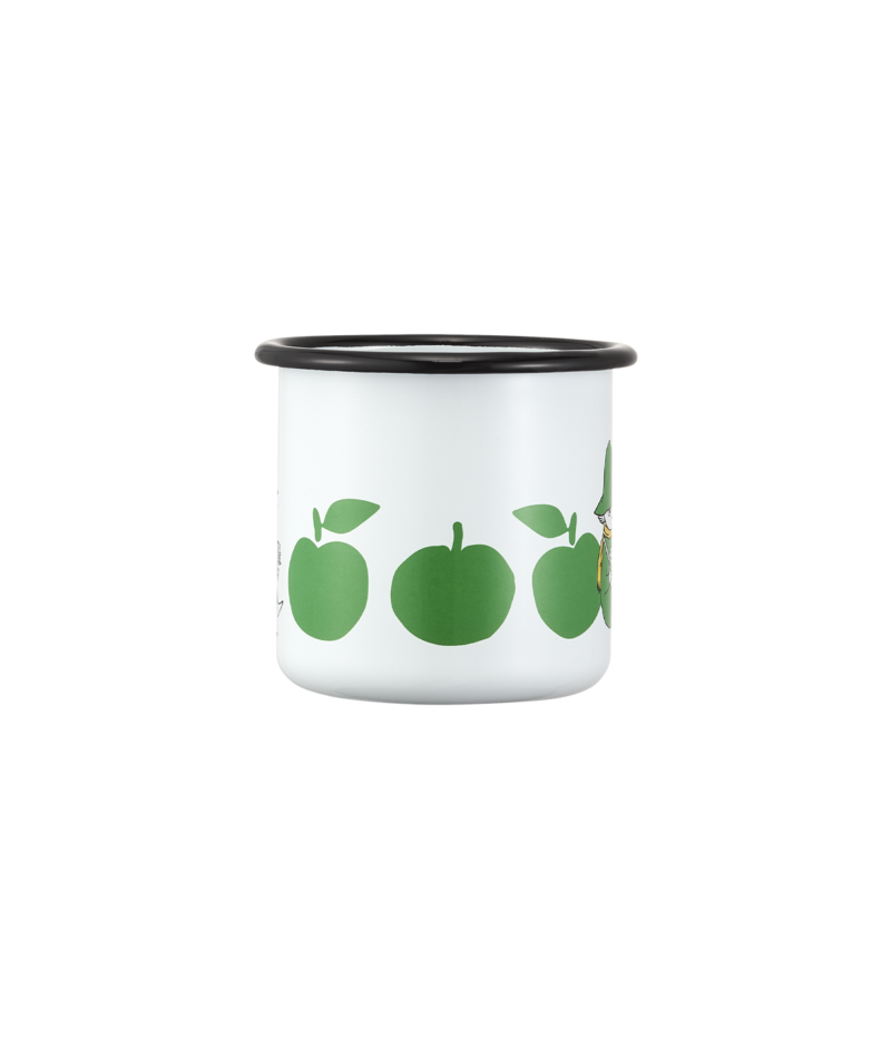 Moomin enamel mug Joyful Apples 3,7dl