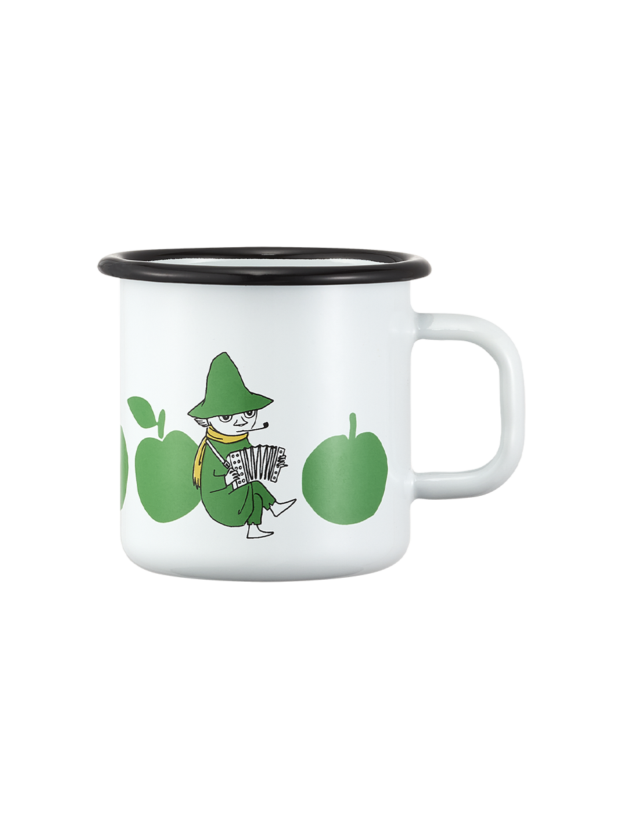 Moomin enamel mug Joyful Apples 3,7dl