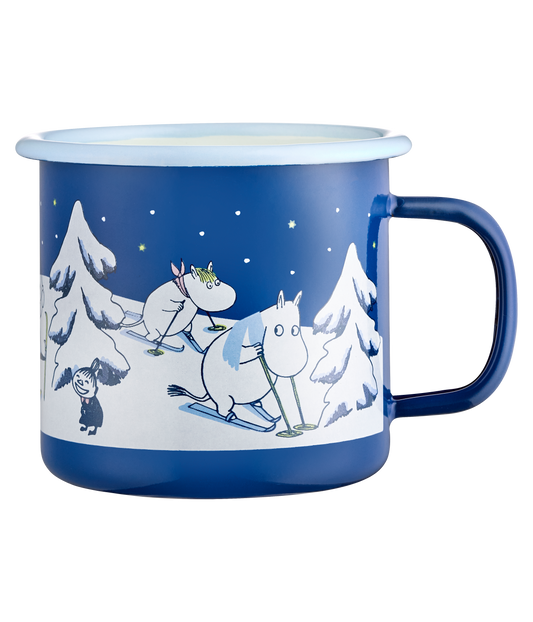 Moomin Starry Night Enamel Mug 370ml