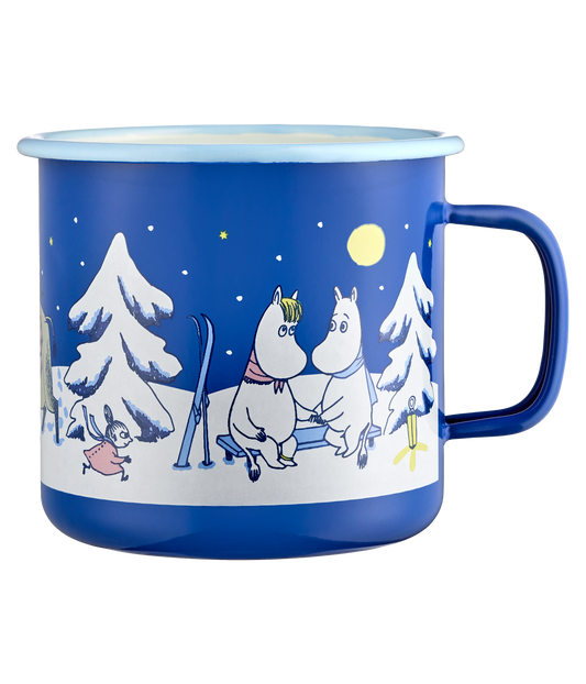 Moomin Starry Night Enamel Mug 800ml