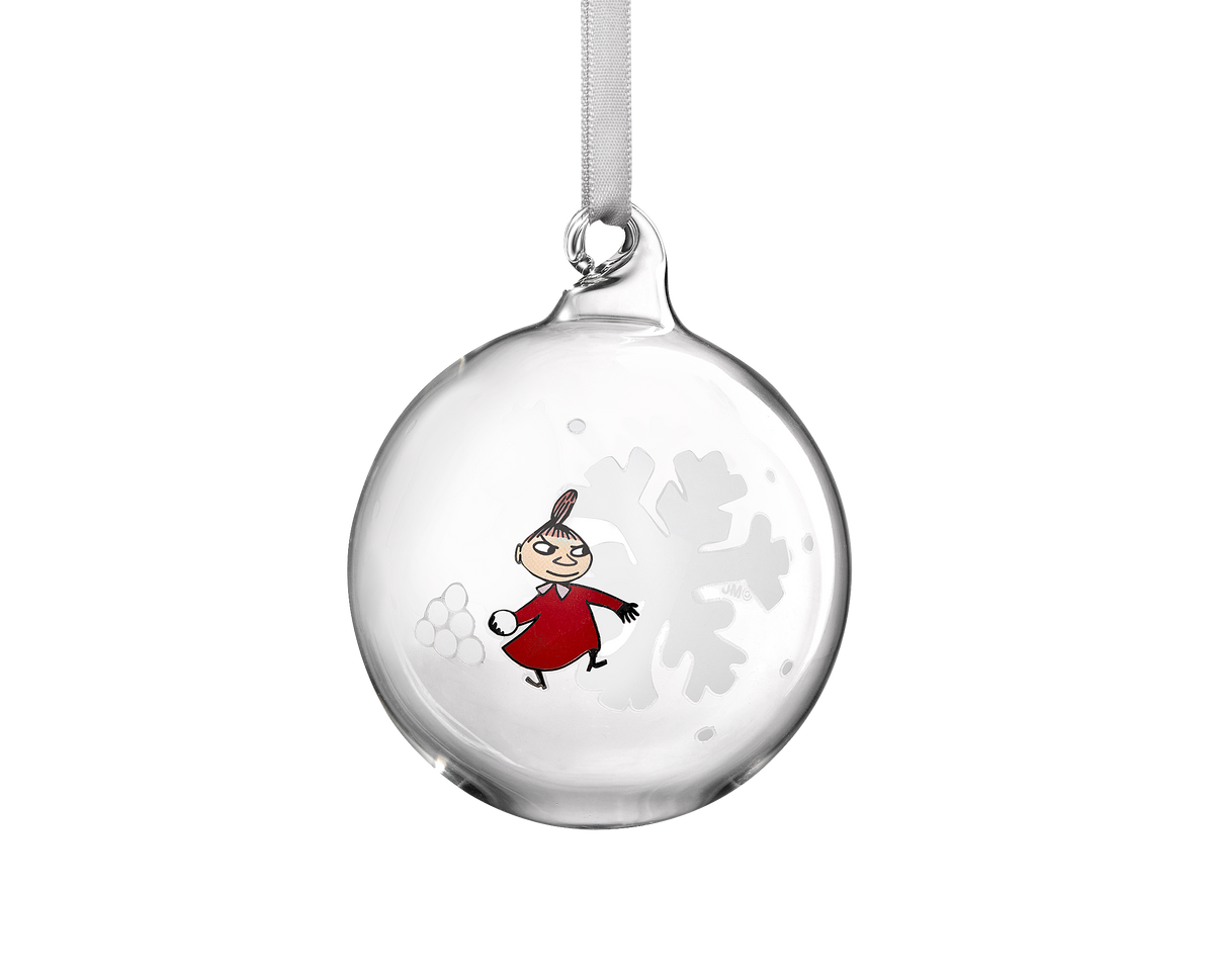 Moomin Snowflake Glass Bauble 7cm - view 2