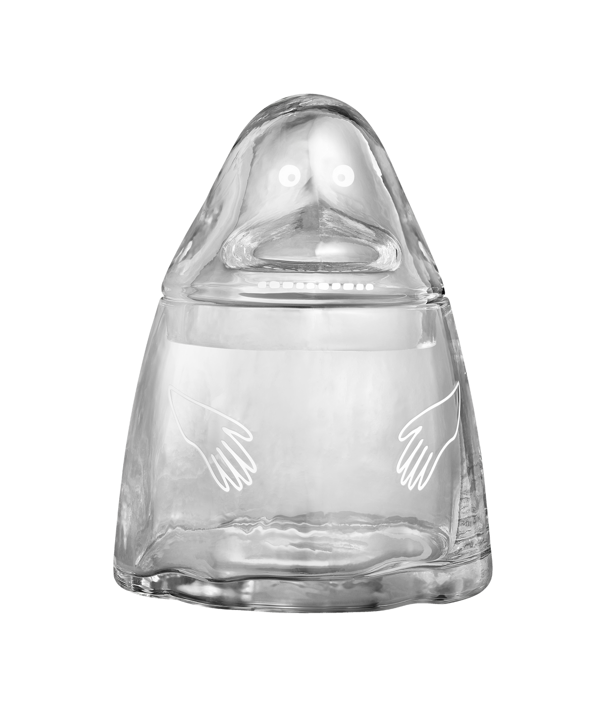 Moomin Groke Glass Jar 19.5cm