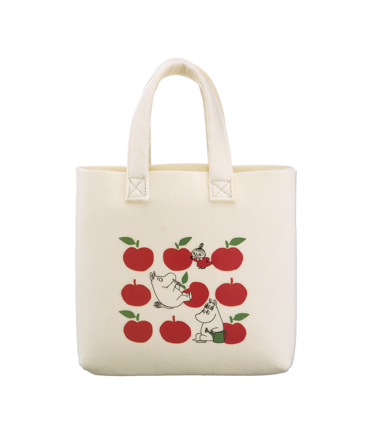 Moomin Joyful Apples Tote Bag 25 x 25cm
