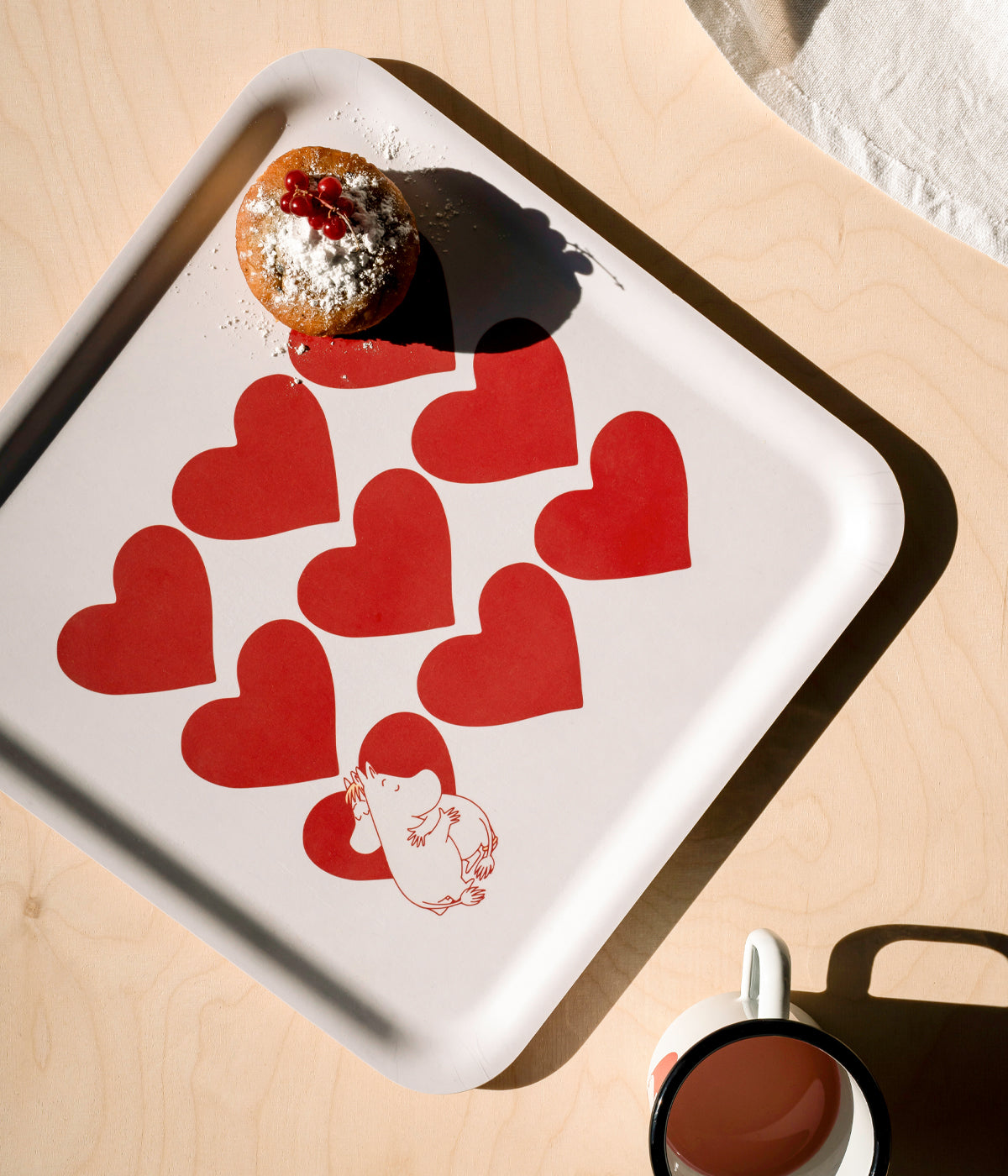 Moomin Heart Tray 33 x 33cm - view 3