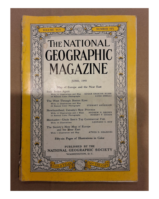 National Geographic Magazine June 1949