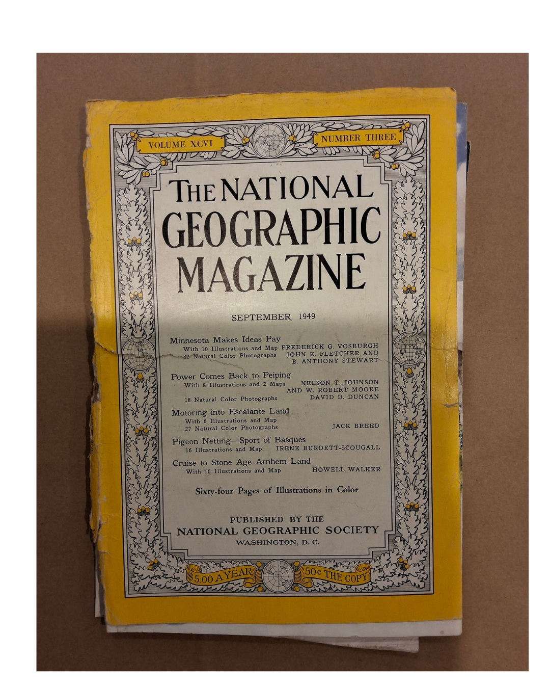 National Geographic Magazine September 1949