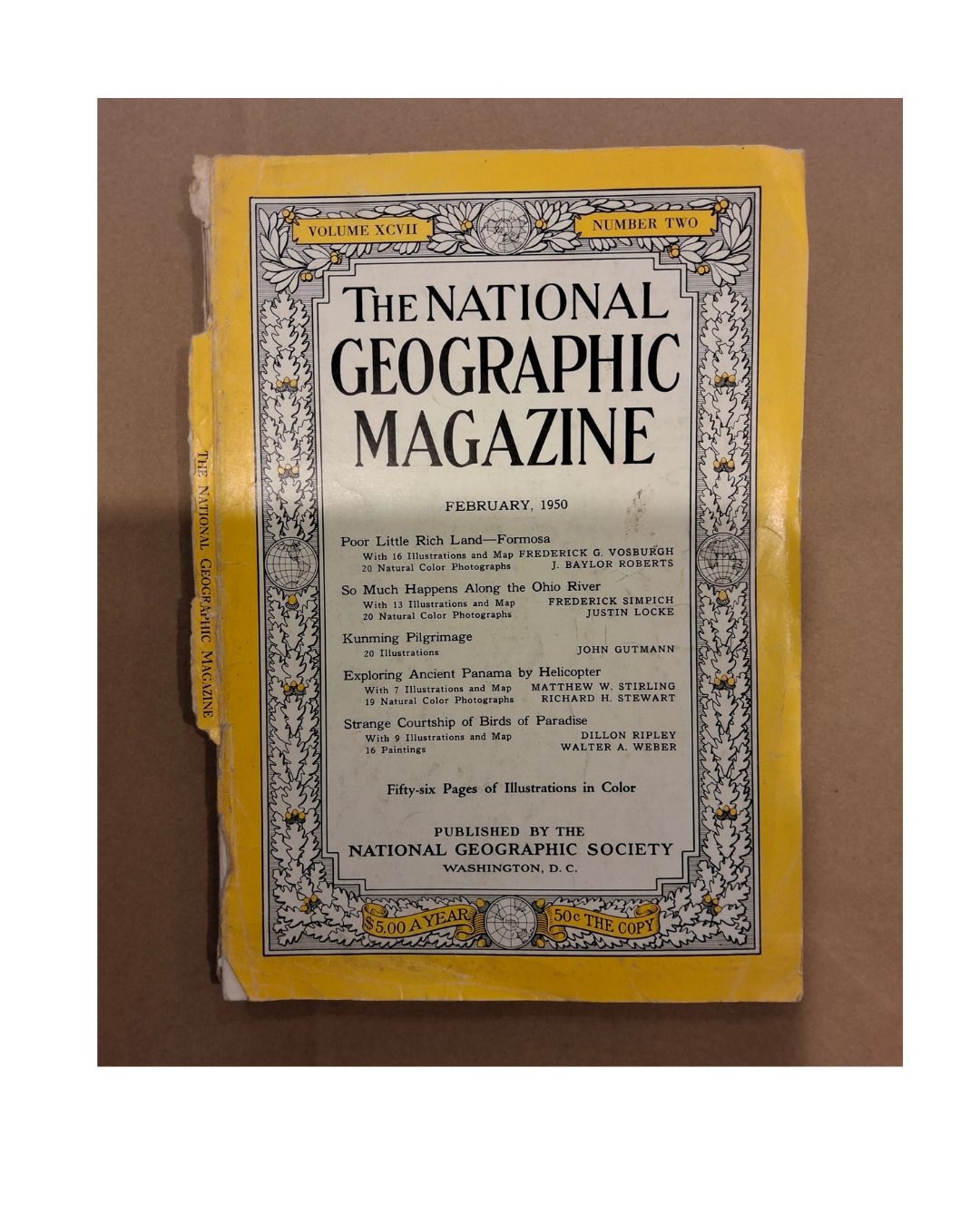 National Geographic Magazine February 1950
