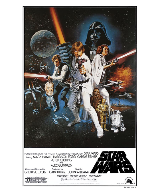 Star Wars New Hope Poster 28x43 cm
