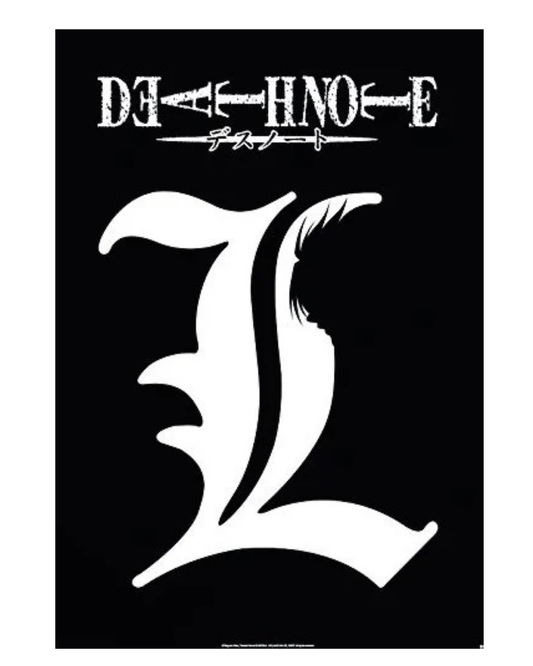 Deathnote, L Symbol Poster 91.5 x 61 cm