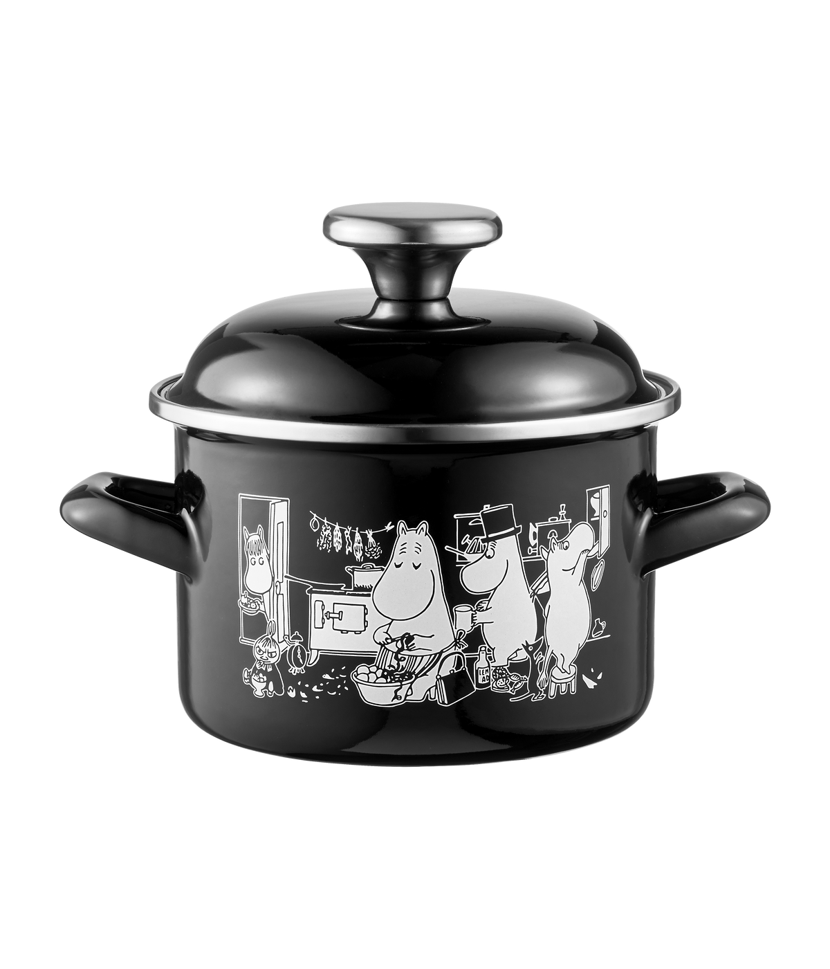 Moomin In the Kitchen Enamel Pot 1.5L