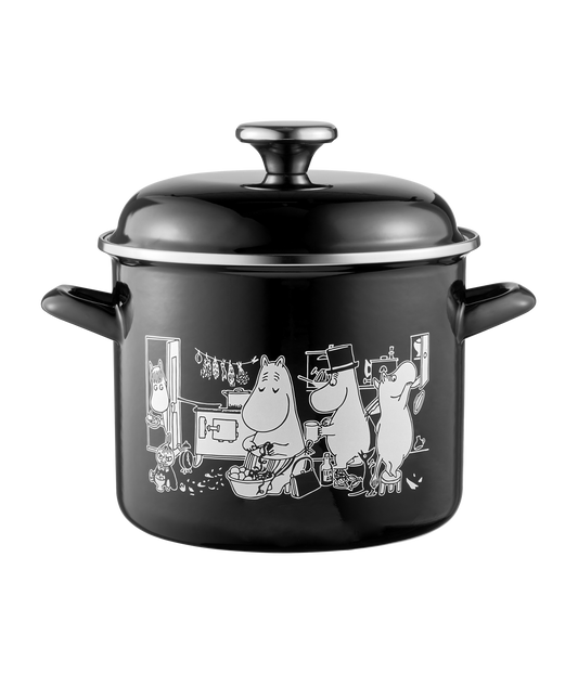 Moomin In the Kitchen Enamel Pot 3.5L