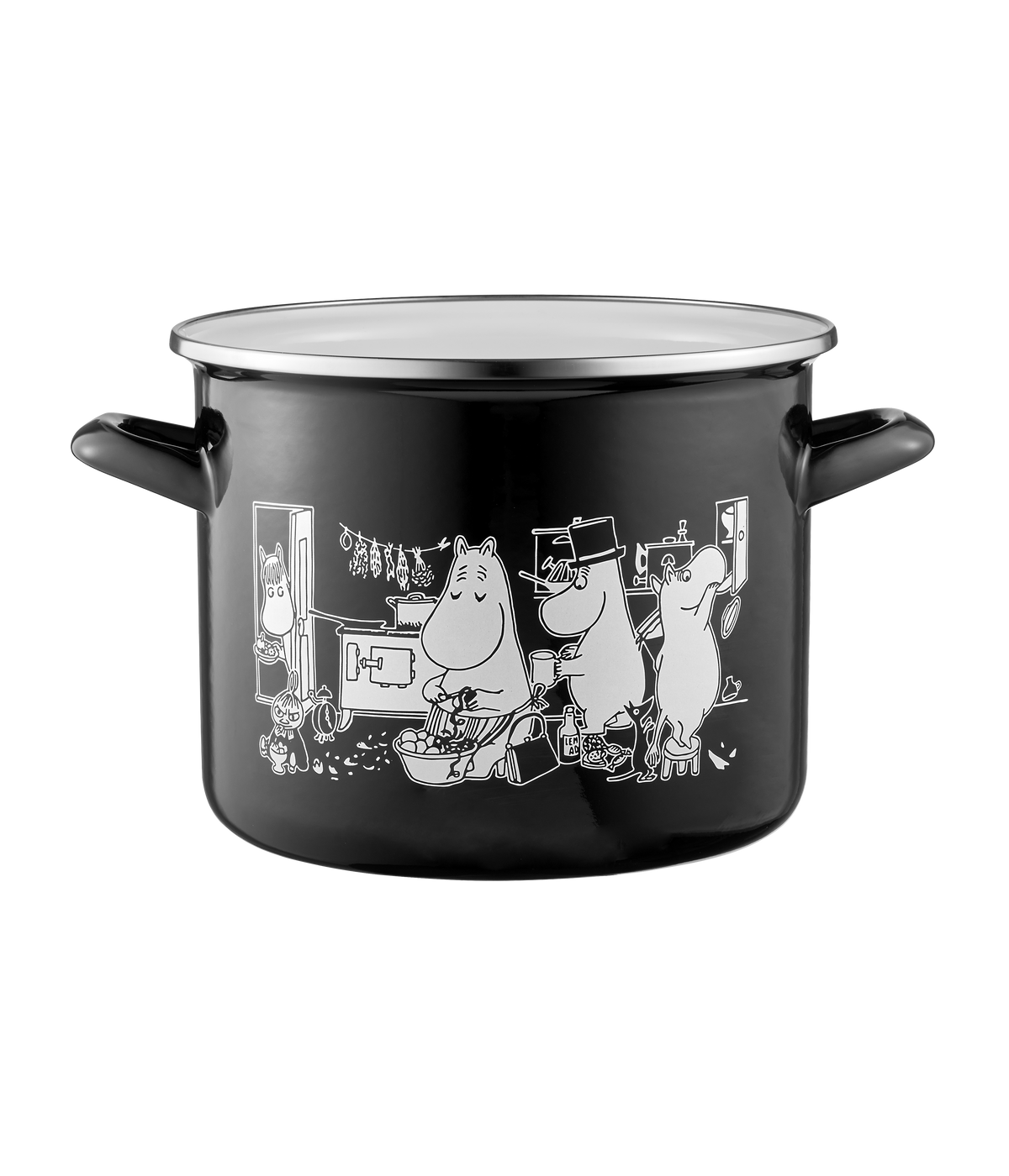 Moomin In the Kitchen Enamel Pot 3.5L - view 2