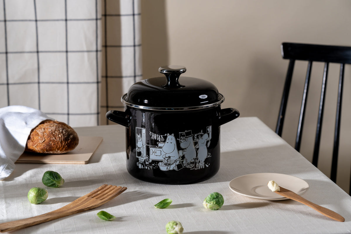 Moomin In the Kitchen Enamel Pot 3.5L - view 4