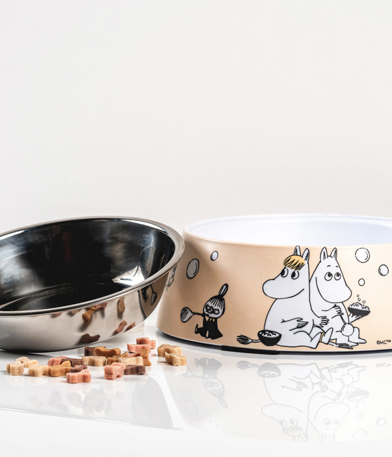 Moomin for Pets beige bowl M