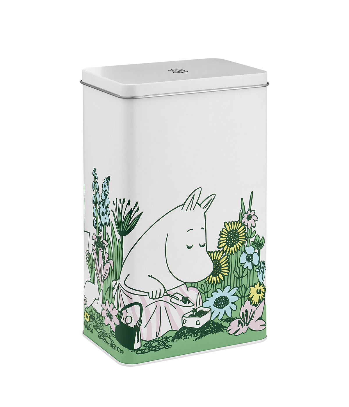 Moomin In the Garden Coffee Tin 20cm - view 2