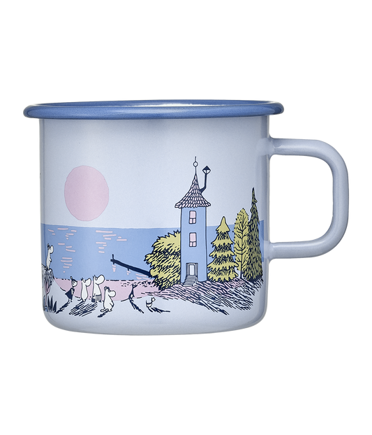 Moomin Sunset Enamel Mug 550ml