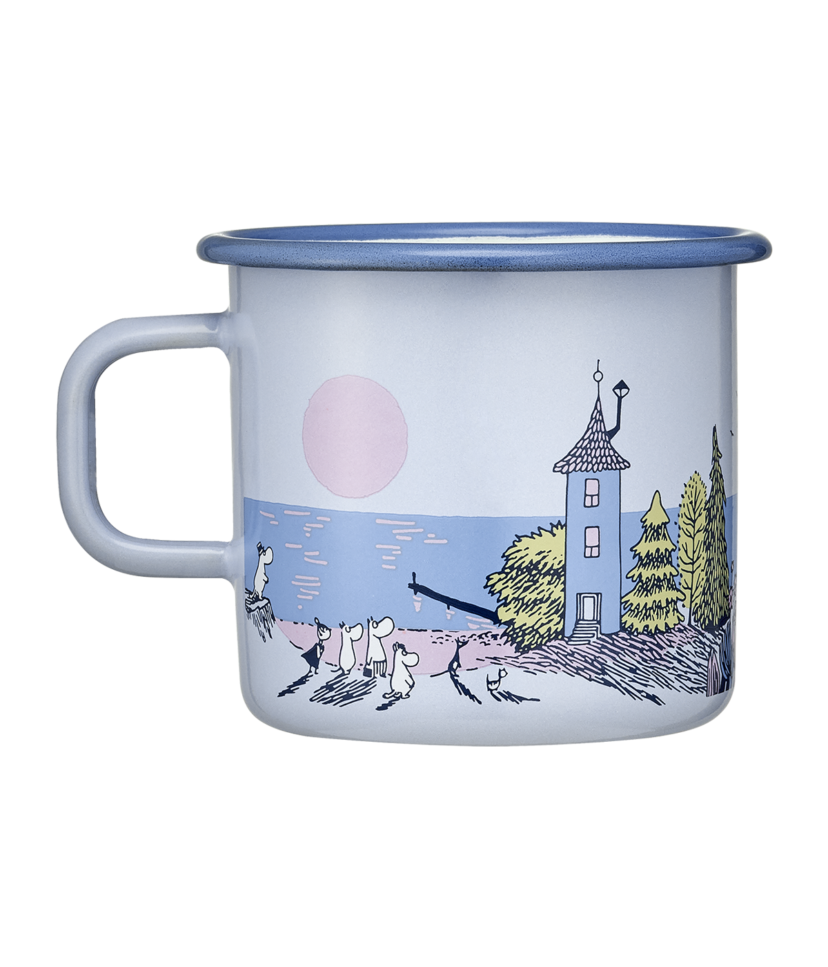 Moomin Sunset Enamel Mug 550ml - view 2