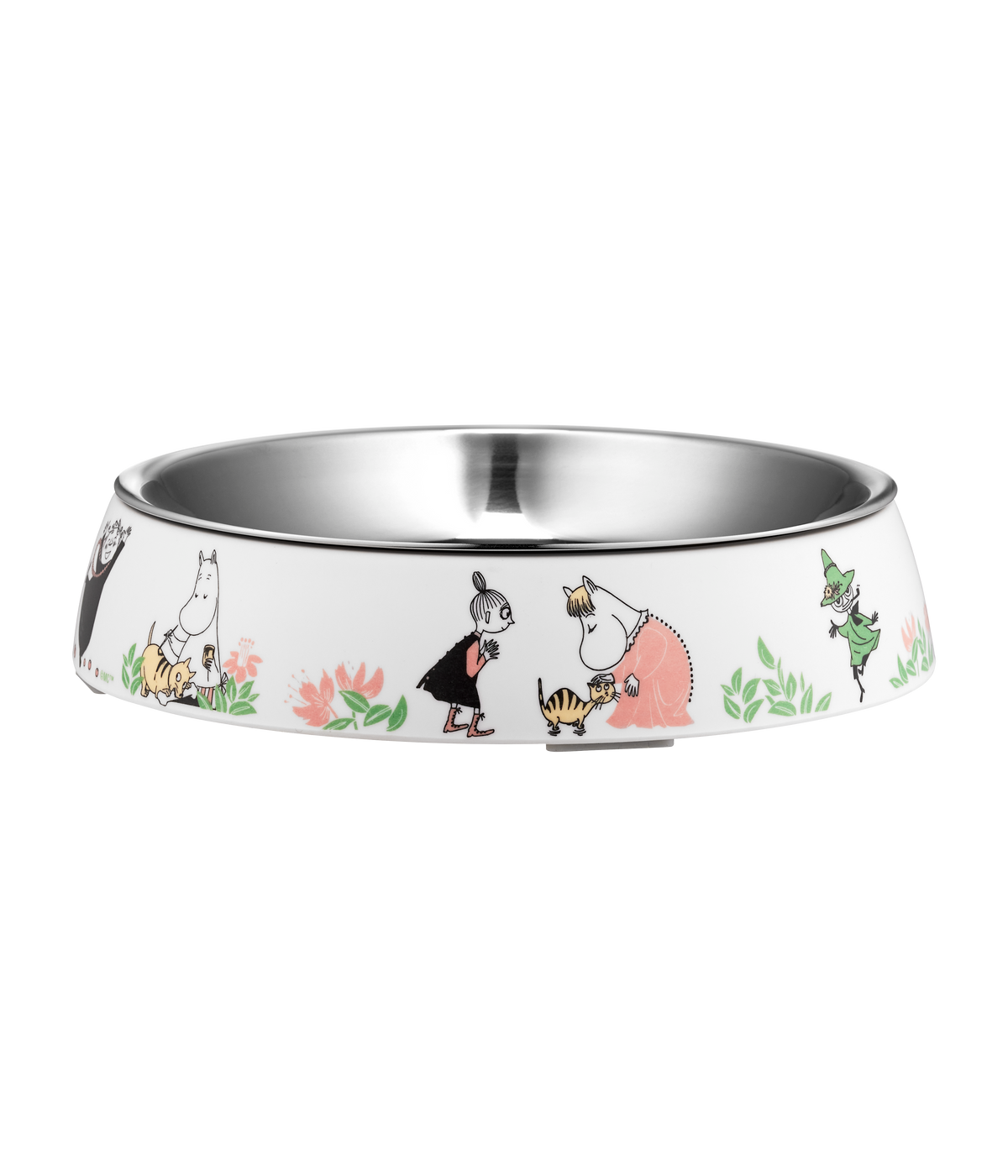 Moomin White Cat Food Bowl