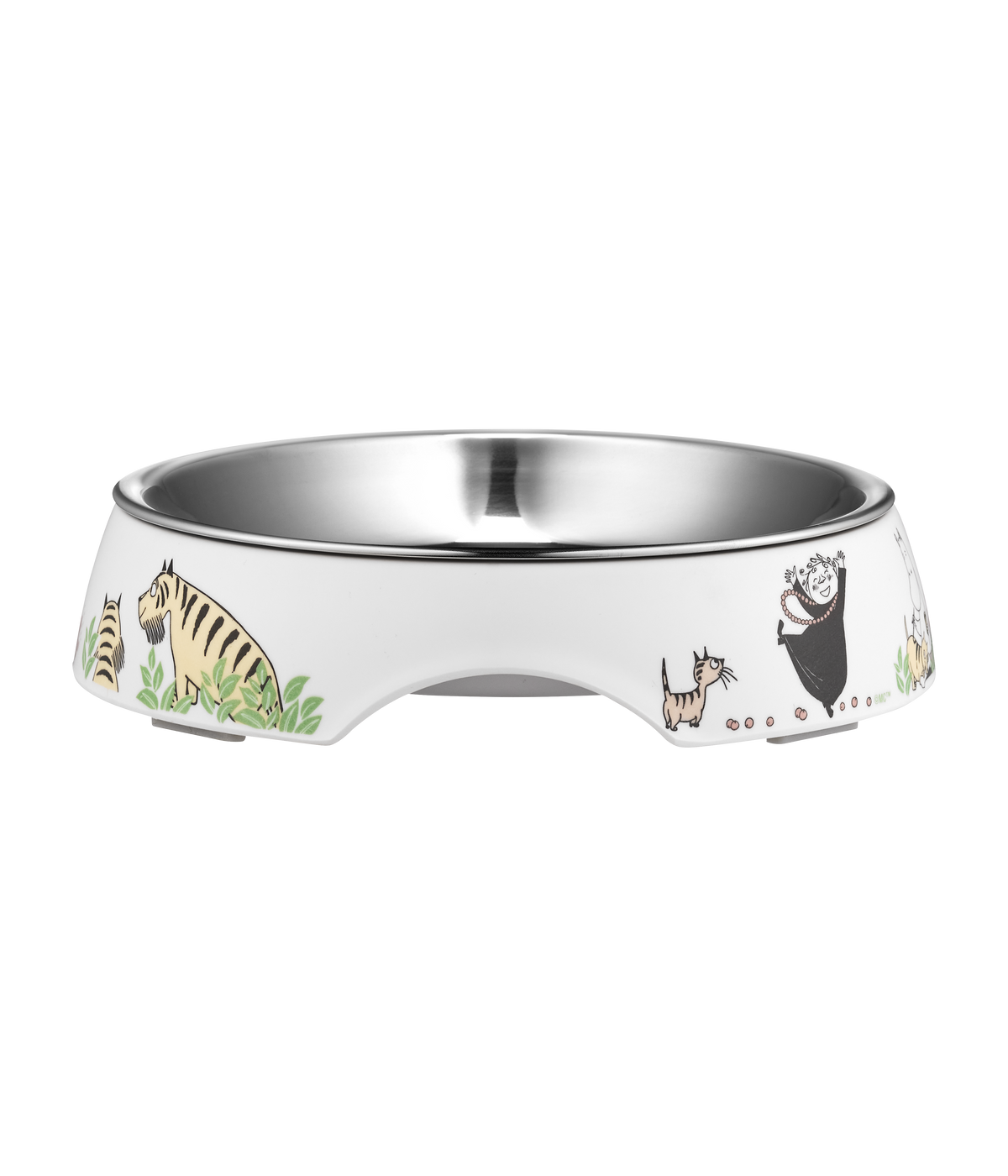 Moomin White Cat Food Bowl - view 3