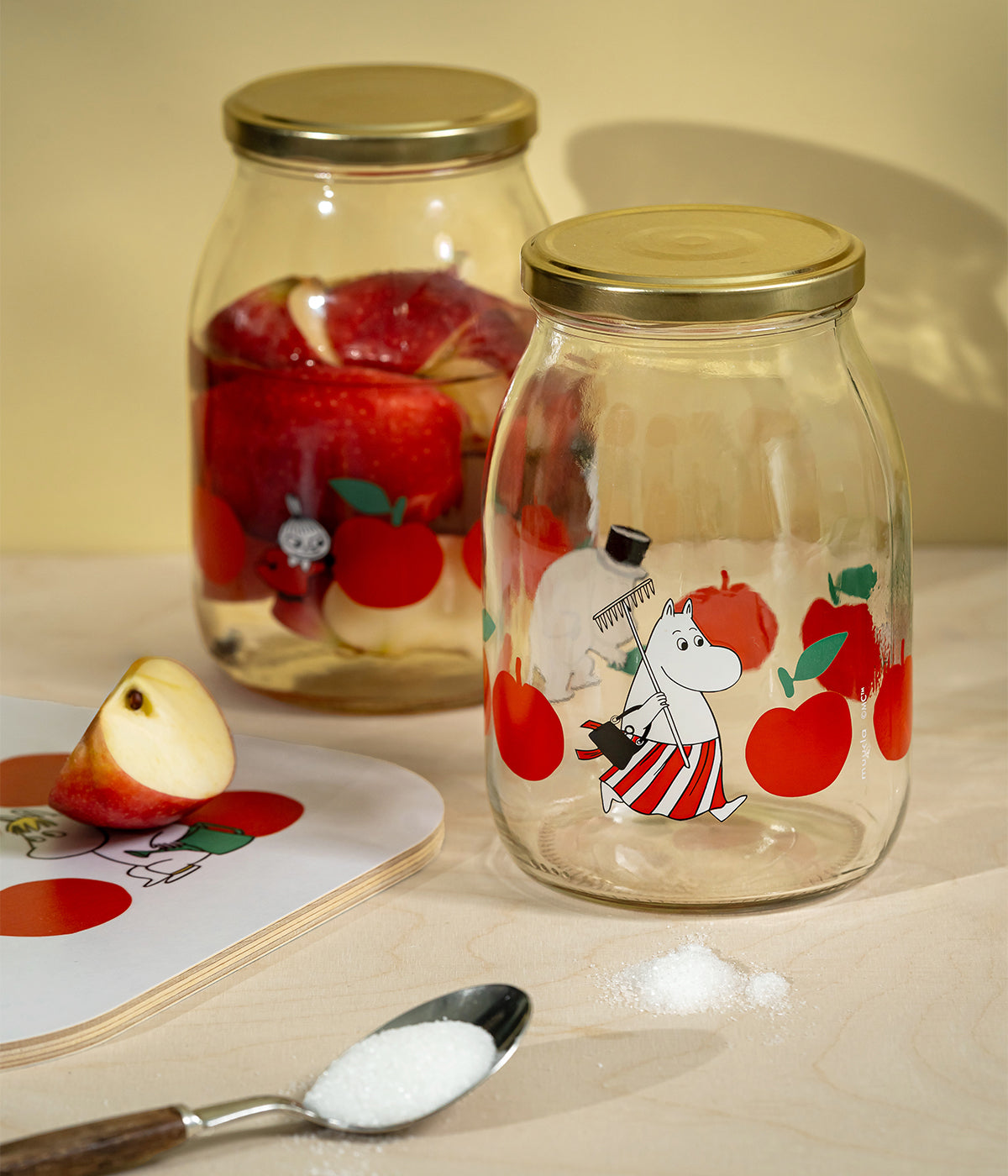 Moomin Joyful Apples Glass Jar 1L - view 4