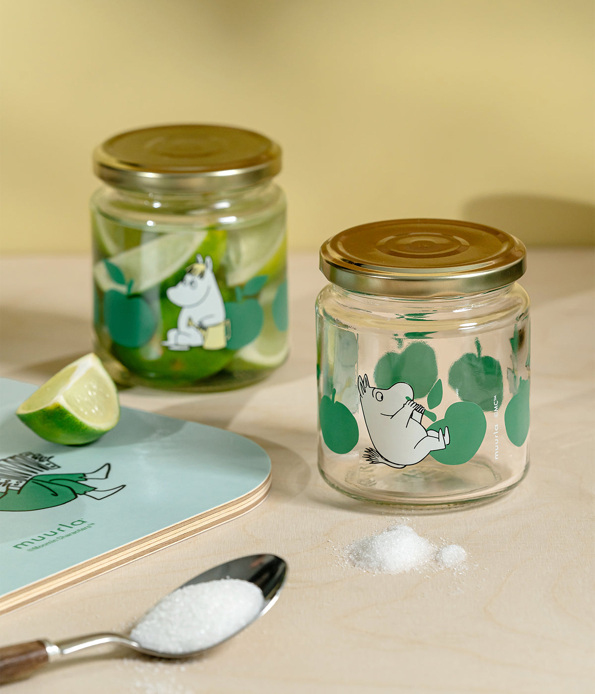 Moomin Joyful Apples Glass Jar 300ml - view 5