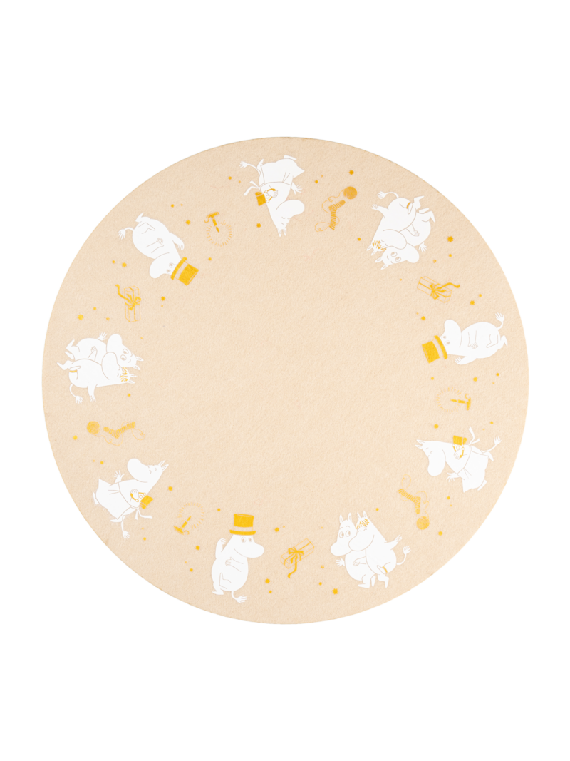 Moomin r-PET placemat Sparkling stars Ø38cm