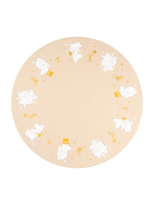 Moomin r-PET placemat Sparkling stars Ø38cm