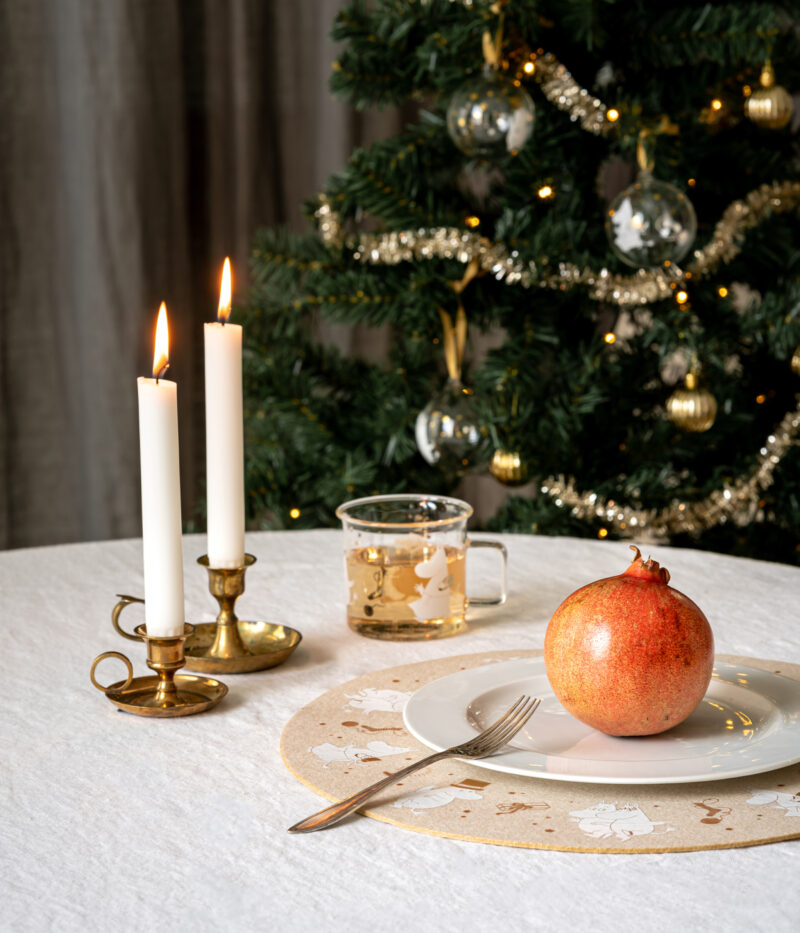 Moomin r-PET placemat Sparkling stars Ø38cm